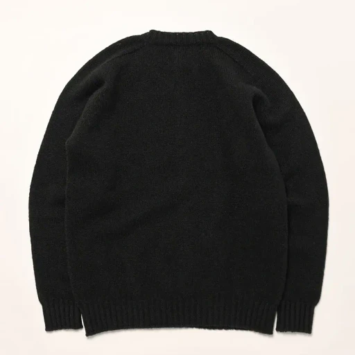 Plain Saddle Shoulder Crew Neck