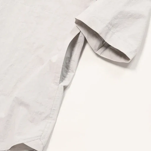 Triple Washed Thin Cotton 3/4 Sleeves / Side Pocket