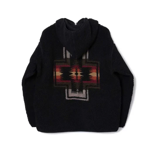 Boa Jacquard Zip Hopodie