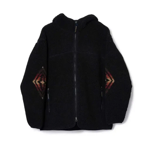 Boa Jacquard Zip Hopodie