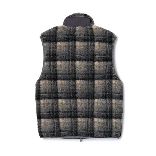 Boa Jacquard Stand Vest