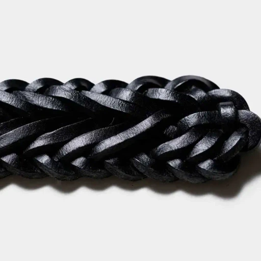 P0009 34Mm Herringbone Plaited Belt