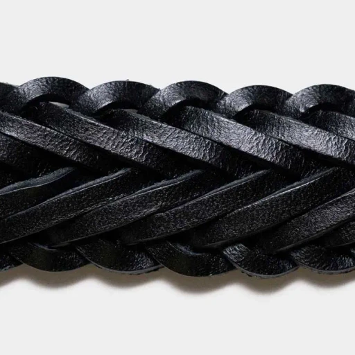 P0009 34Mm Herringbone Plaited Belt