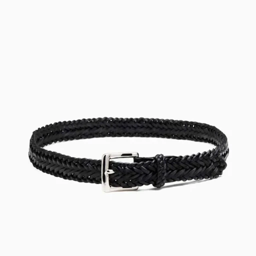 P0009 34Mm Herringbone Plaited Belt