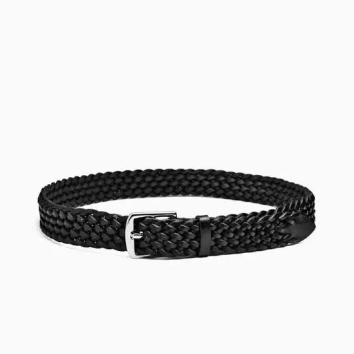P0058 28Mm Basket Weave Plaited Belt