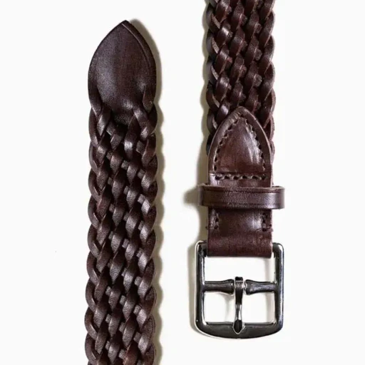 P0058 28Mm Basket Weave Plaited Belt