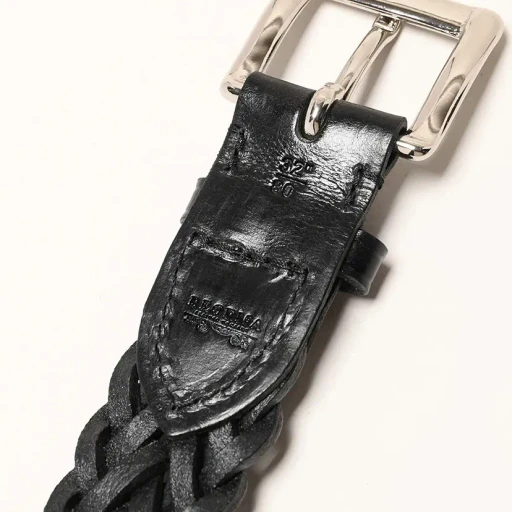 P0300 Russet Plaited Belt With Tip