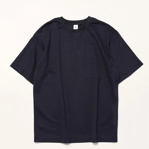 Lyocell Jersey Stitch Crew Neck S/S Pocket Tee