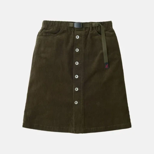Buttoned Down Midi Skirt