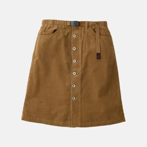 Buttoned Down Midi Skirt