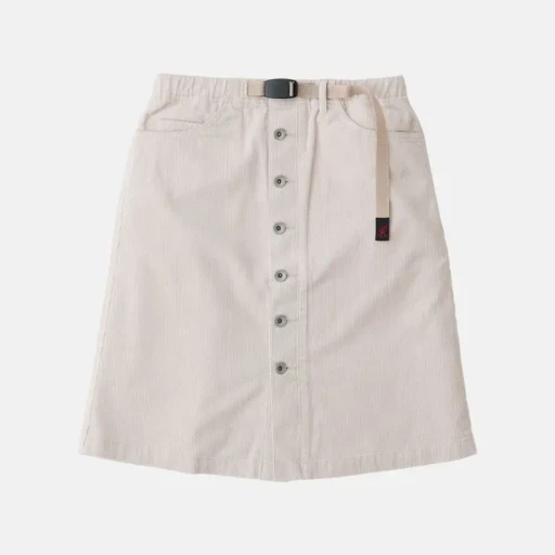 Buttoned Down Midi Skirt