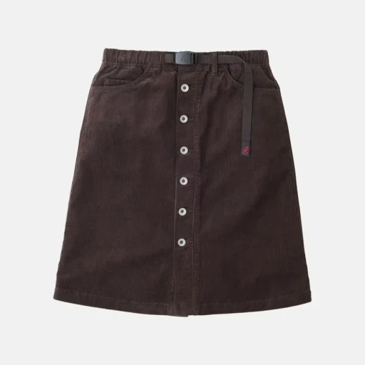 Buttoned Down Midi Skirt