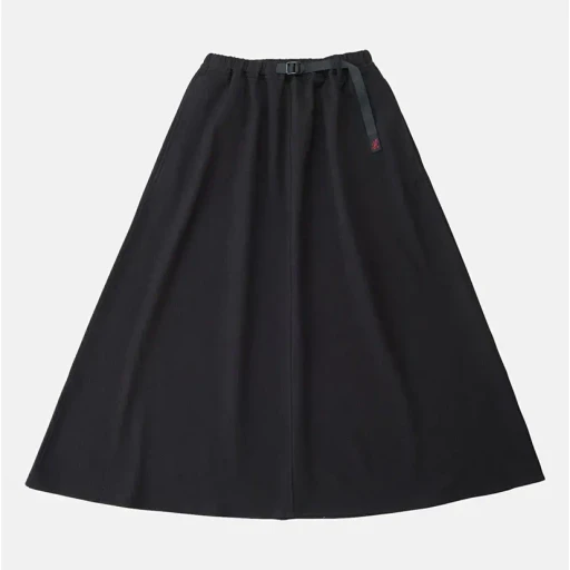 Wool Like Flare Skirt