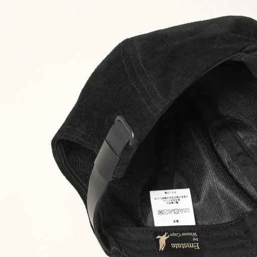 Suede Leather Baseball Cap