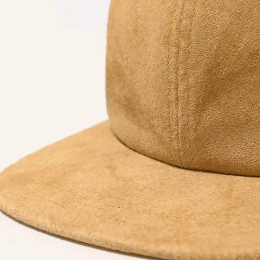 Suede Leather Baseball Cap