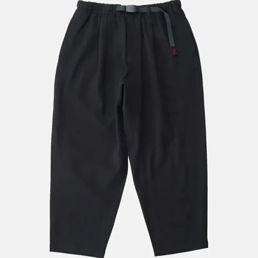 Wool Like Wide Tapered Pant