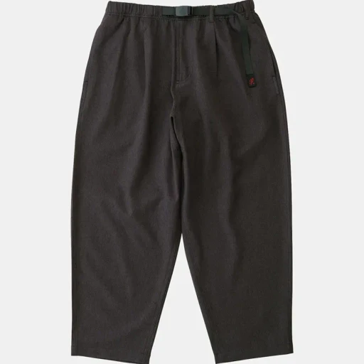 Wool Like Wide Tapered Pant
