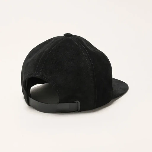 Suede Leather Baseball Cap