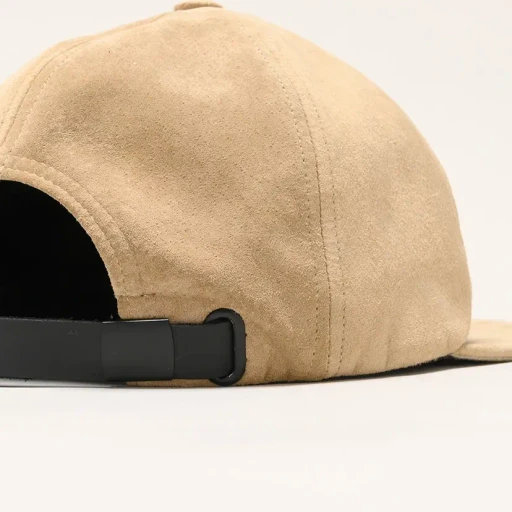 Suede Leather Baseball Cap