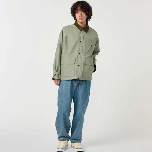Denim Wide Tapered Field Pants