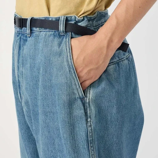 Denim Wide Tapered Field Pants