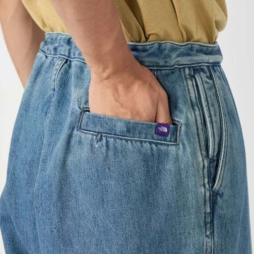 Denim Wide Tapered Field Pants