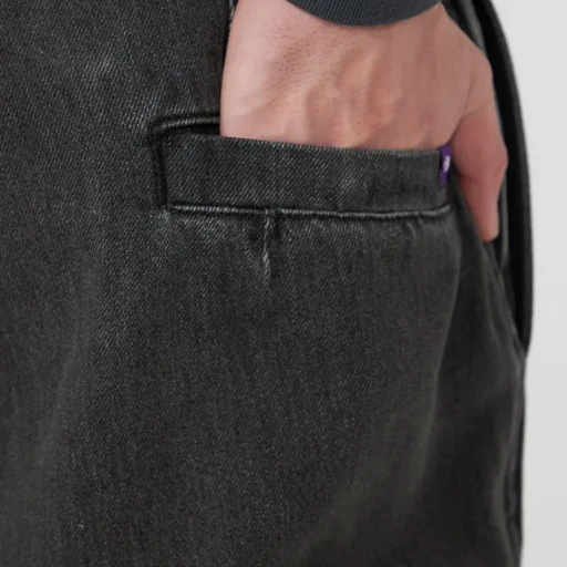 Denim Wide Tapered Field Pants