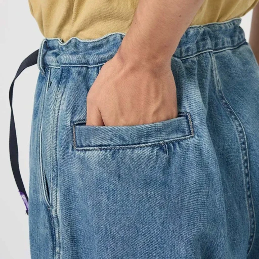 Denim Wide Tapered Field Pants