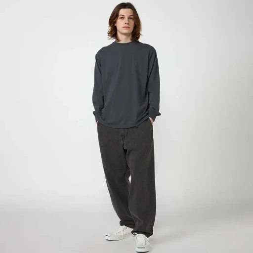 Denim Wide Tapered Field Pants