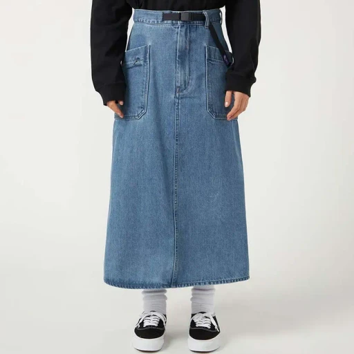 Denim Field Skirt
