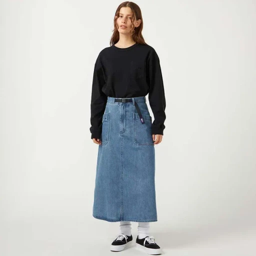 Denim Field Skirt