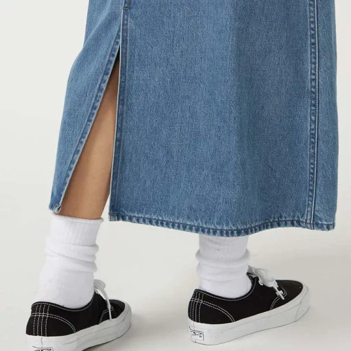 Denim Field Skirt