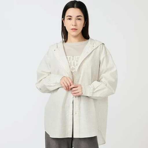 Graph Check Mountain Hooded Shirt