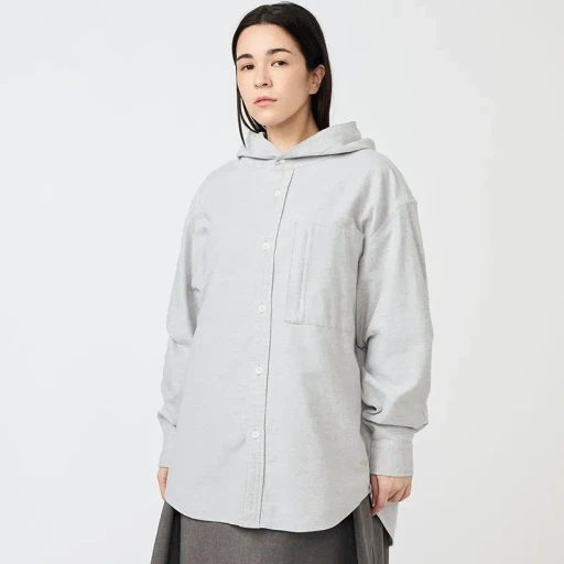 Flannel Mountain Hooded Shirt