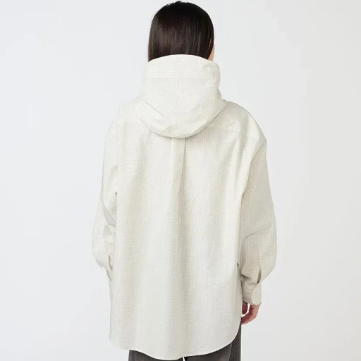 Graph Check Mountain Hooded Shirt