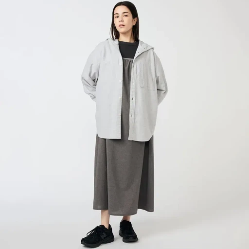Flannel Mountain Hooded Shirt
