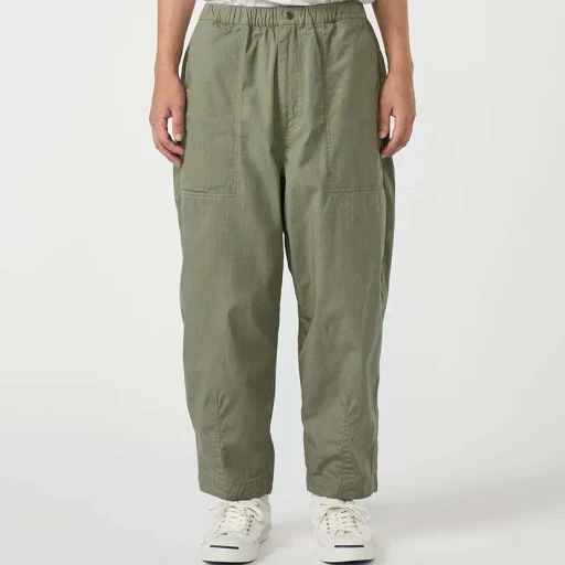 Ripstop Wide Cropped Field Pants