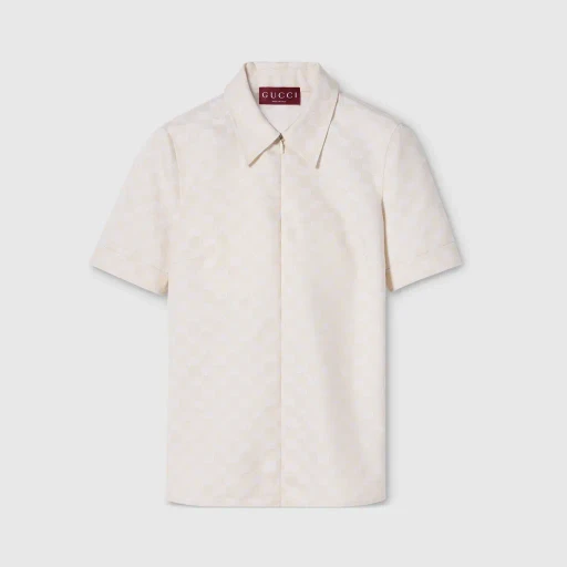 Gg Cotton Gabardine T-Shirt