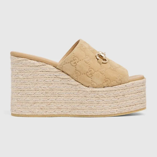 Platform Espadrille With Horsebit
