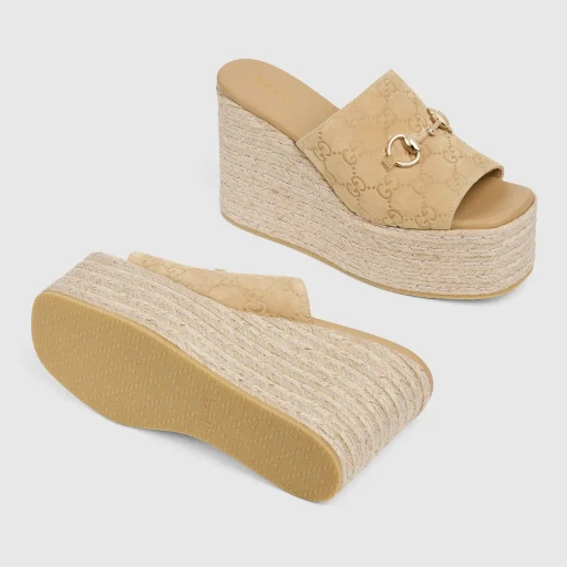 Platform Espadrille With Horsebit