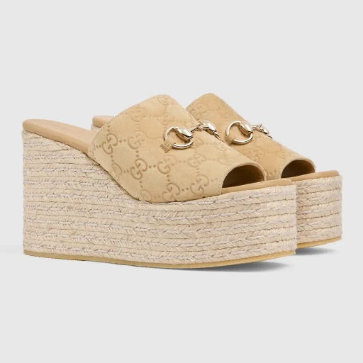 Platform Espadrille With Horsebit