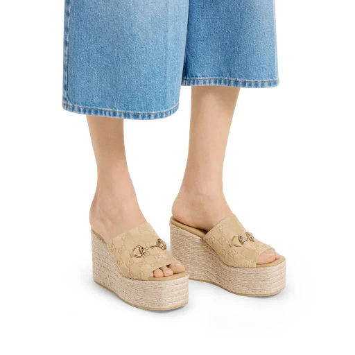 Platform Espadrille With Horsebit