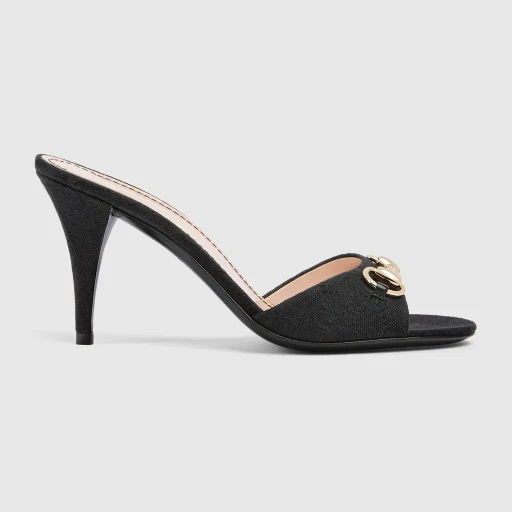 Slide Sandal With Horsebit