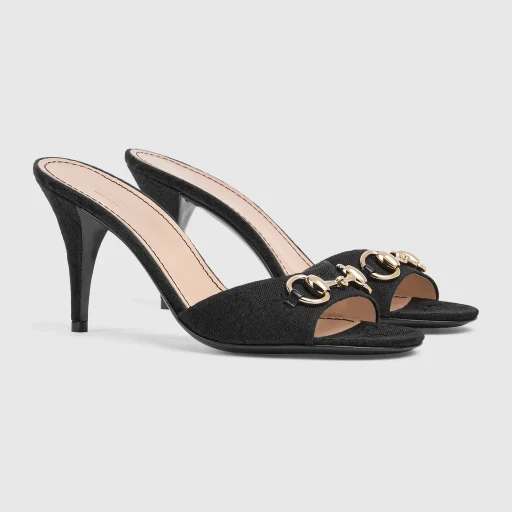 Slide Sandal With Horsebit