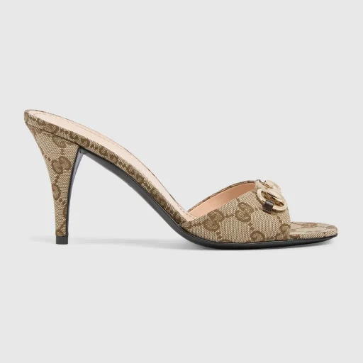 Slide Sandal With Horsebit