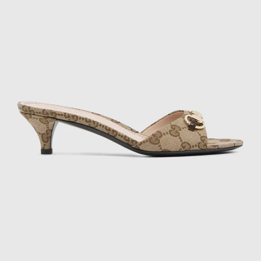 Slide Sandal With Horsebit