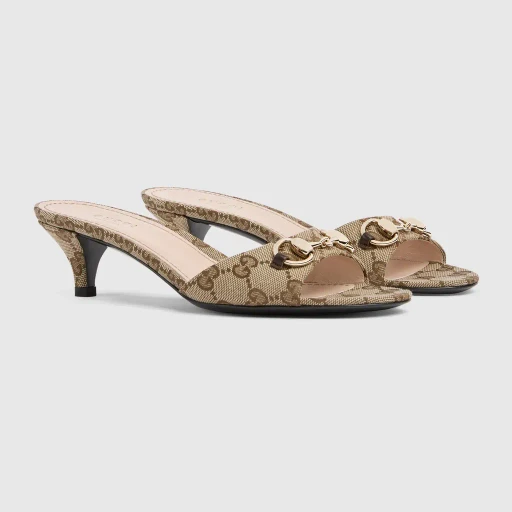 Slide Sandal With Horsebit