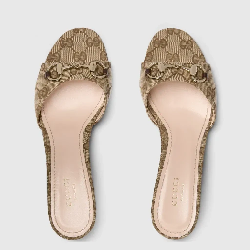 Slide Sandal With Horsebit