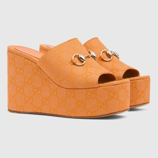 Wedge Sandal With Horsebit