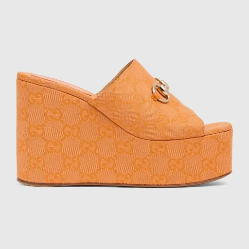 Wedge Sandal With Horsebit